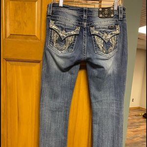 Miss Me size 29 Boot Cut jeans 29W 31 L